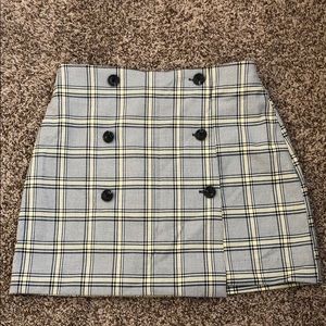 PLAID MINI SKIRT